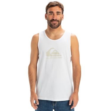  Quiksilver Ev Comp Logo Tank Erkek Beyaz Atlet