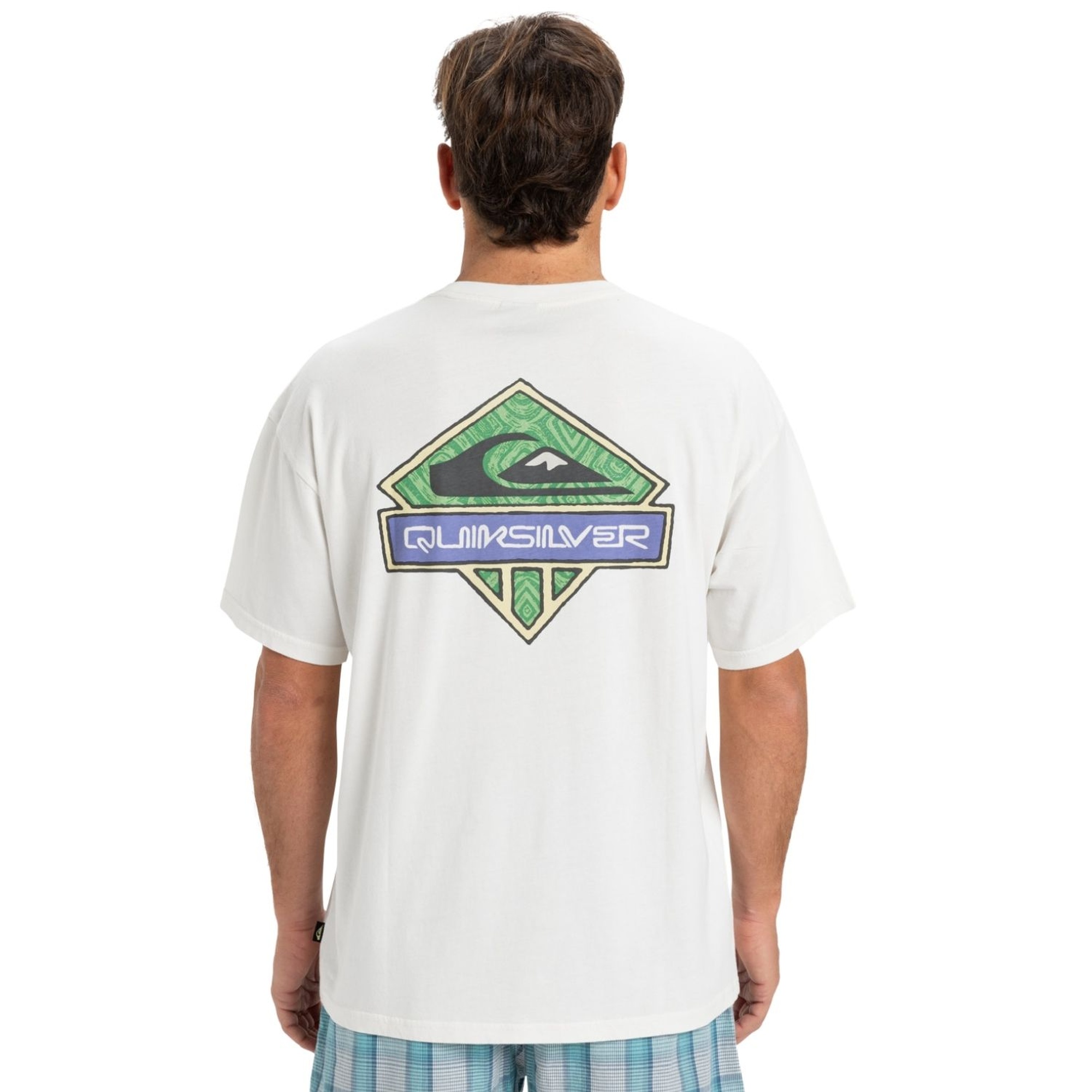 Quiksilver Gh Qs Crystal Jet Erkek Beyaz Tişört