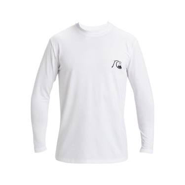  Quiksilver Dna Bubble Logo Surf Ls Erkek Beyaz Likra