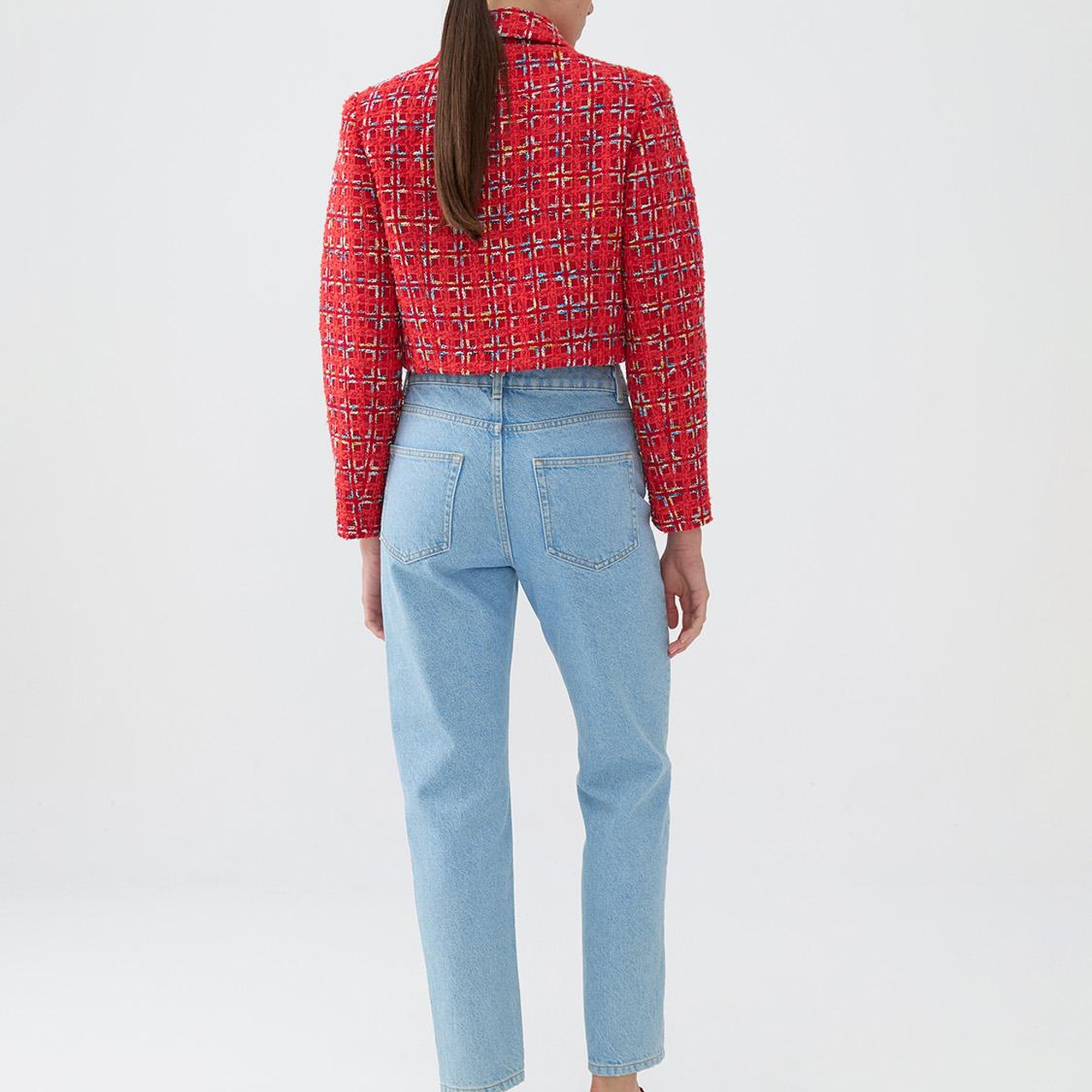 Yüksek Bel Mom Jean Pantolon