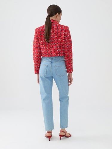  Yüksek Bel Mom Jean Pantolon