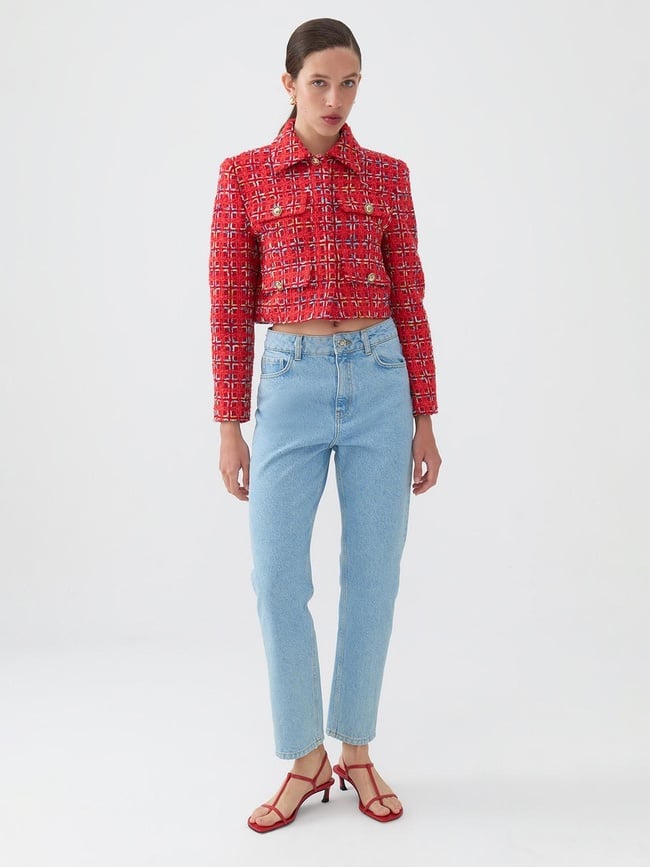  Yüksek Bel Mom Jean Pantolon