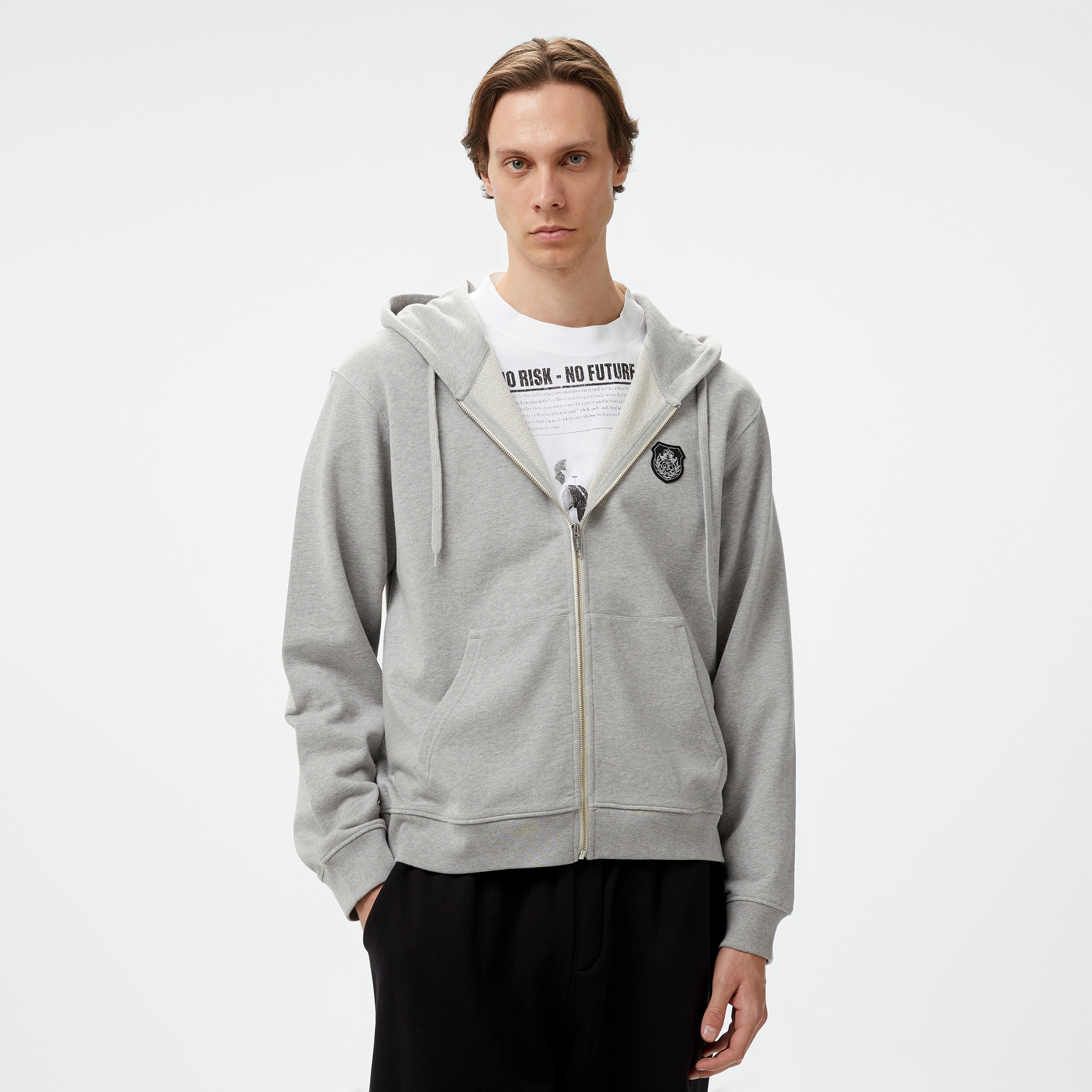 The Kooples Erkek Gri Sweatshirt