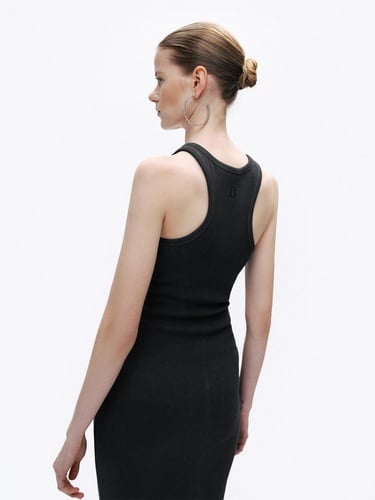  Baskı Detaylı Maxi Elbise