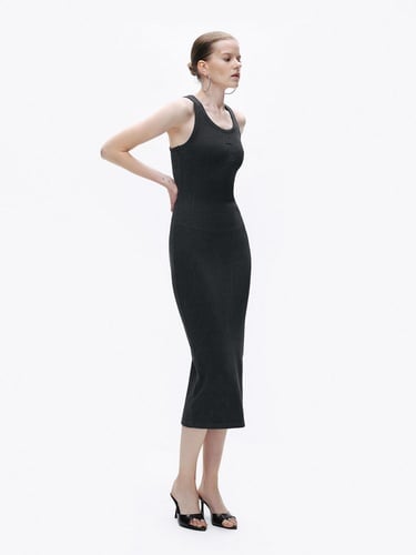  Baskı Detaylı Maxi Elbise