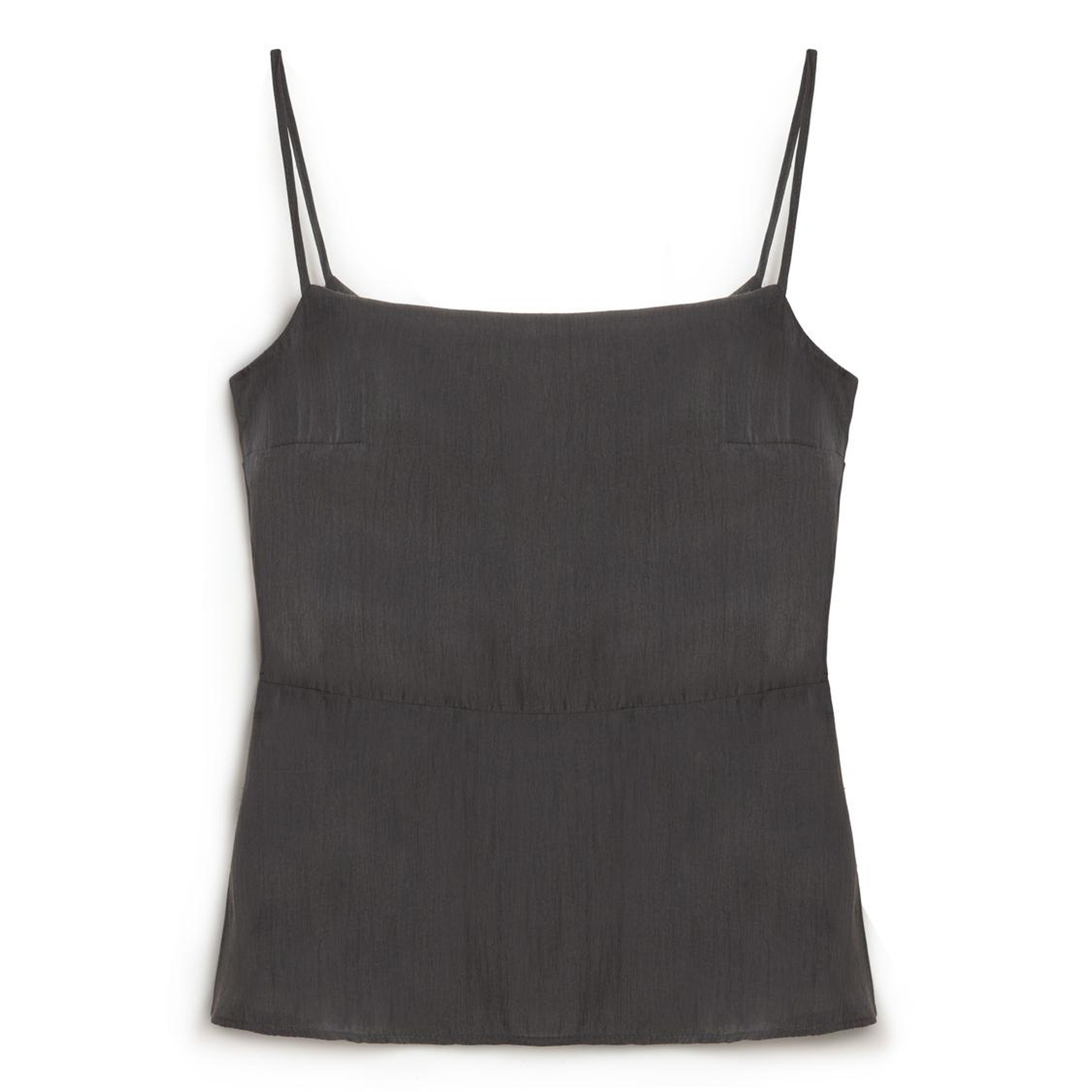 Yırtmaçlı Askılı Bluz