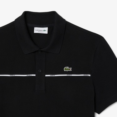  Lacoste L.12.12 Erkek Classic Fit Siyah Polo
