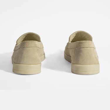  Bej Erkek Süet Püsküllü Loafer