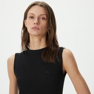  Lacoste Kadın Siyah Atlet