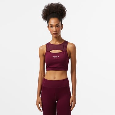  UNITED4 Sport Kadın Bordo Bra