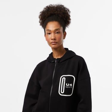  UNITED4 Sport Kadın Siyah Eşofman Üstü