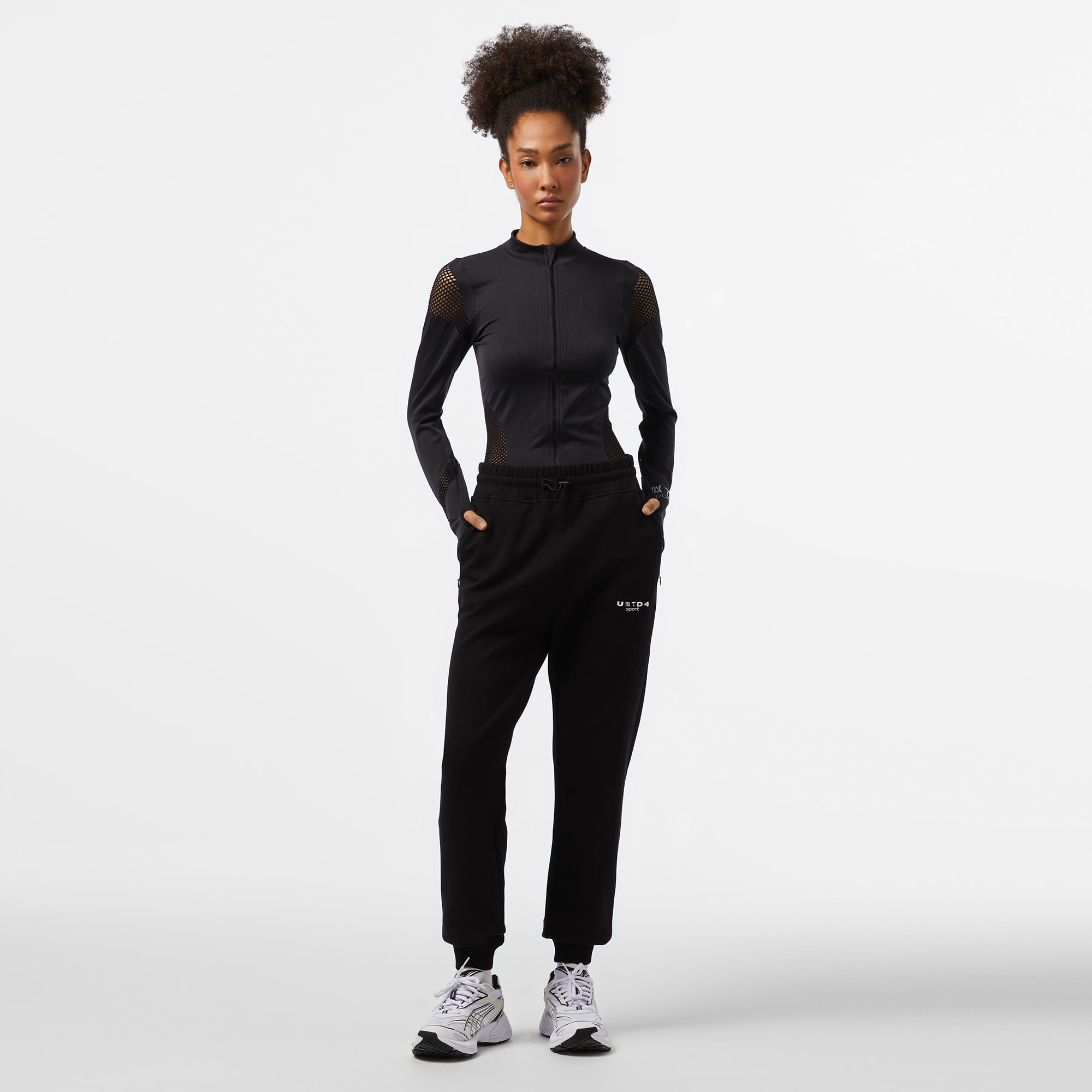  UNITED4 Sport Kadın Siyah Eşofman Altı