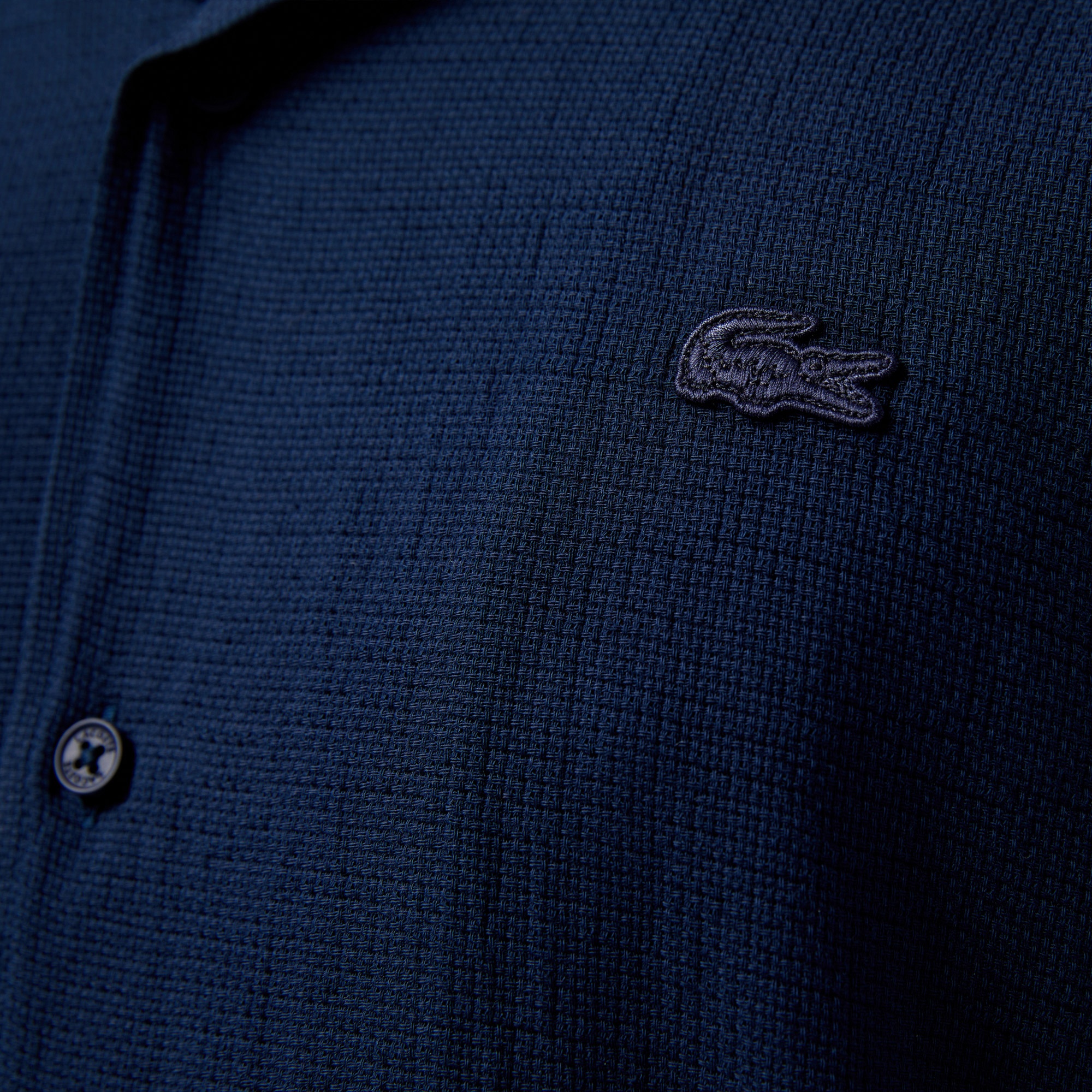 Lacoste Erkek Regular Fit Kısa Kollu Krem Gömlek