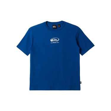 Quiksilver Chrome Logo Yth Bst Erkek Çocuk Mavi Tişört