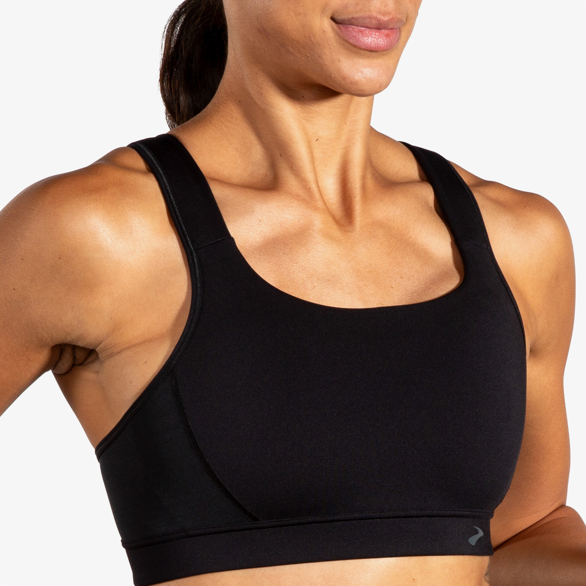  Brooks Convertible 2.0 Sports Kadın Siyah Bra