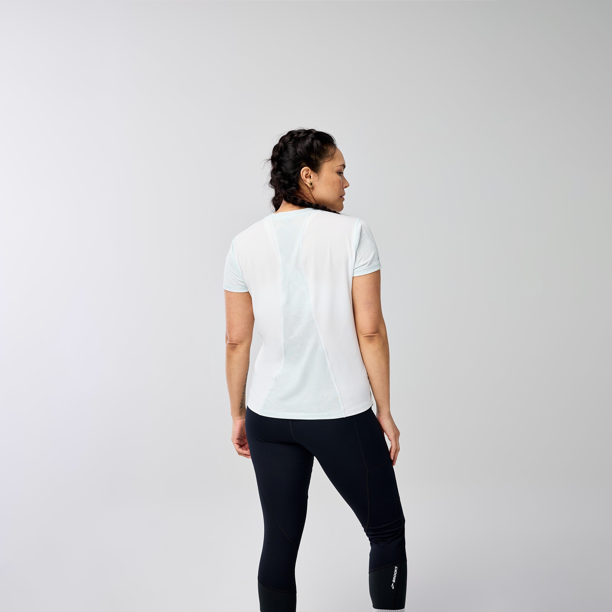 Brooks Sprint Free Sleeve 3.0 Kadın Mavi Koşu T-Shirt