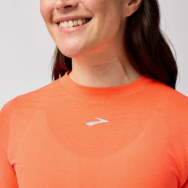  Brooks High Point Sleeve Kadın Turuncu Koşu T-Shirt