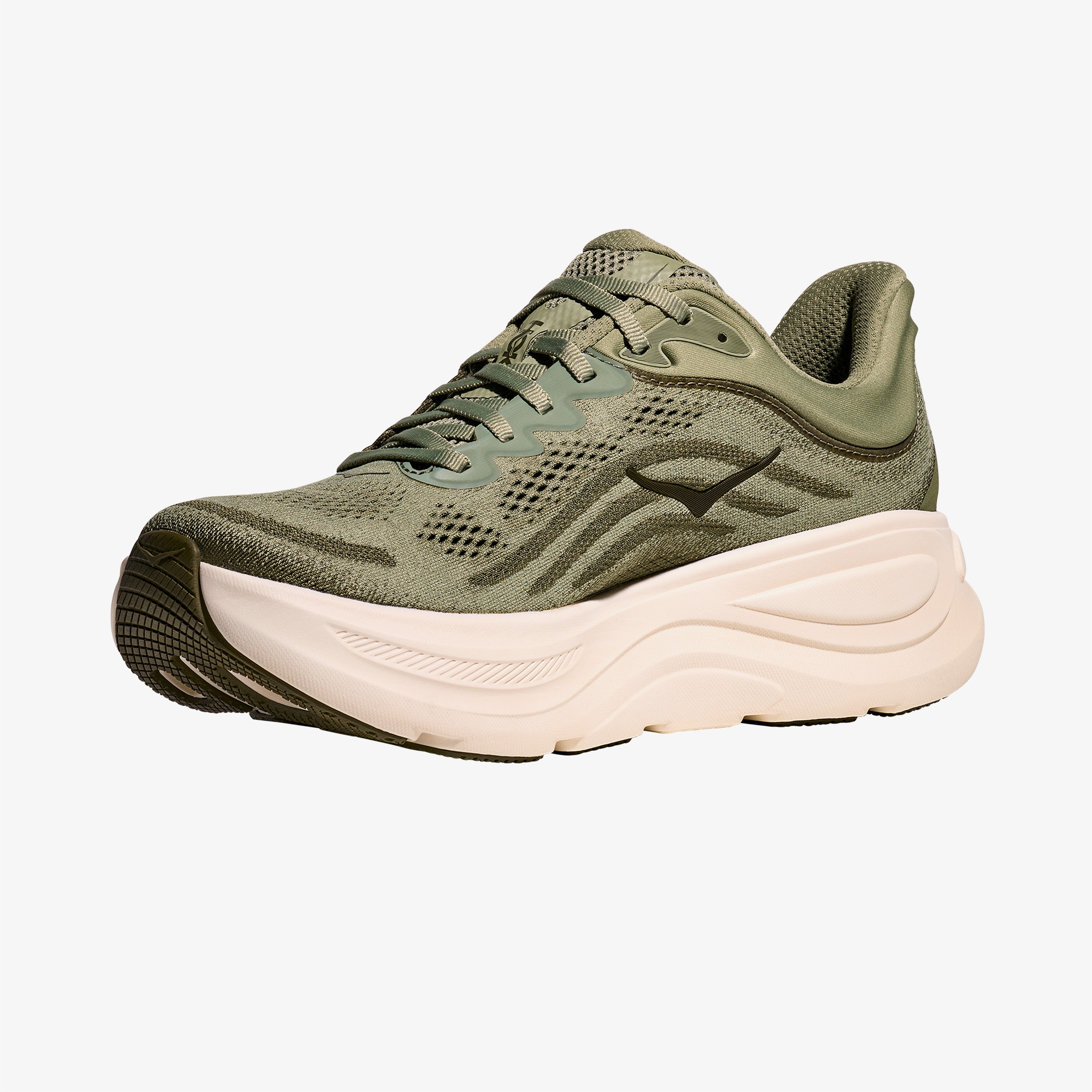 Hoka Bondi 9 Erkek Haki Yol Koşu Ayakkabısı