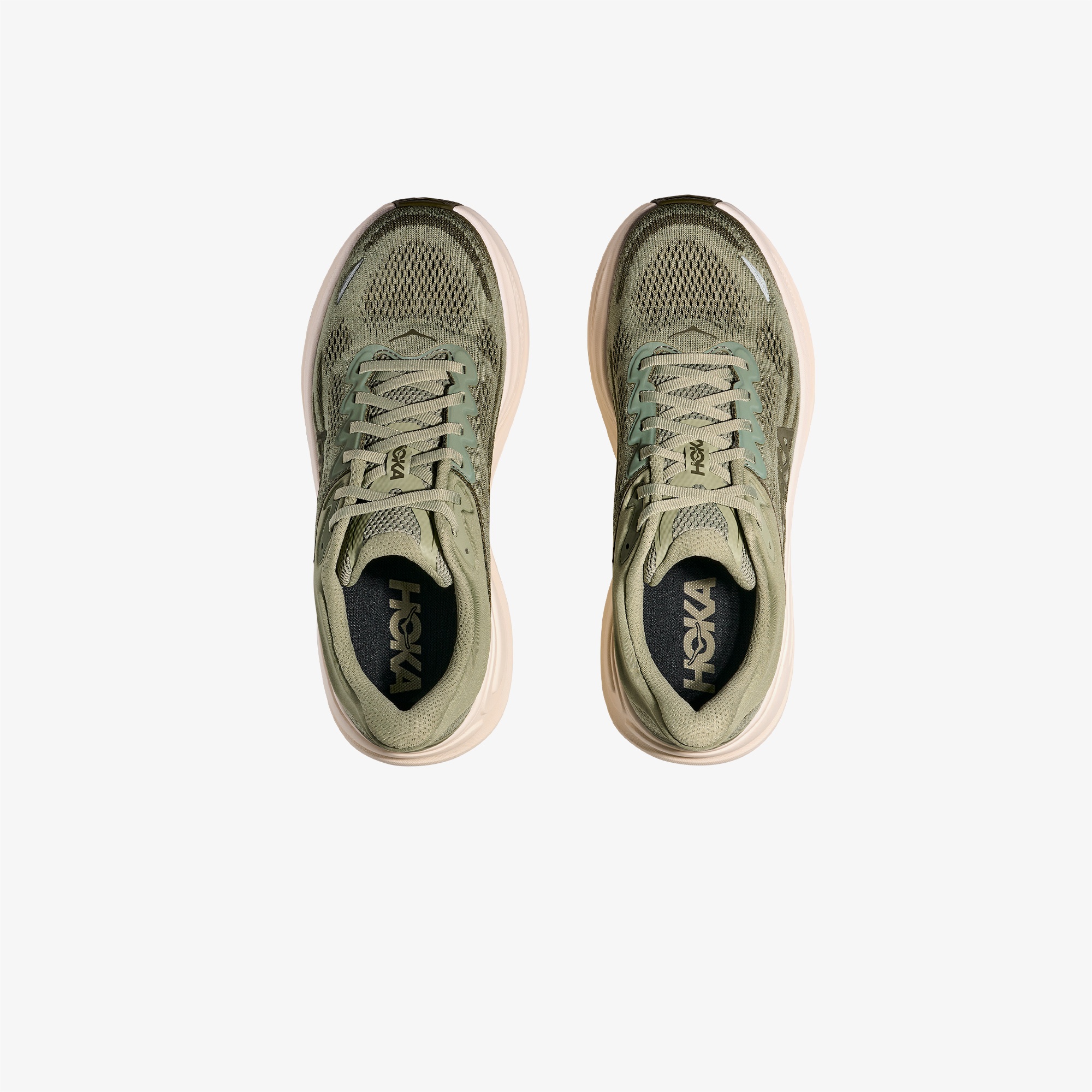 Hoka Bondi 9 Erkek Haki Yol Koşu Ayakkabısı