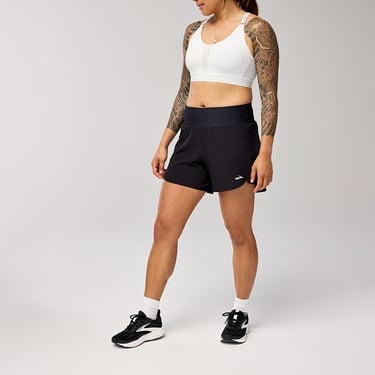  Brooks Chaser 5 2.0 Kadın Siyah Koşu Şortu