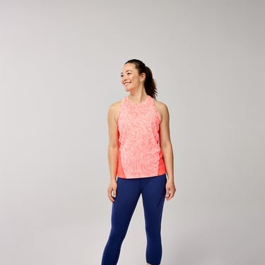  Brooks Sprint Free Tank 3.0 Kadın Turuncu Koşu T-Shirt