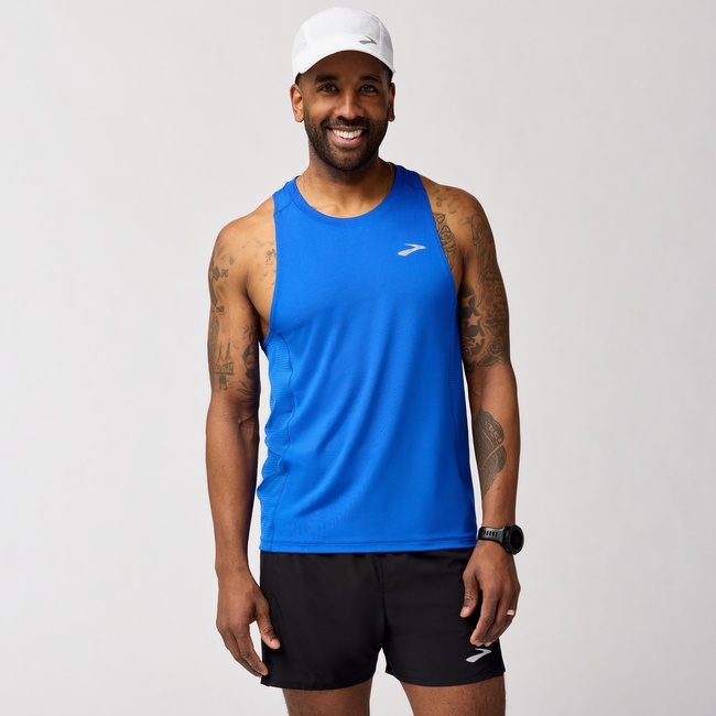  Brooks Atmosphere Singlet 3.0 Erkek Mavi Koşu Atlet