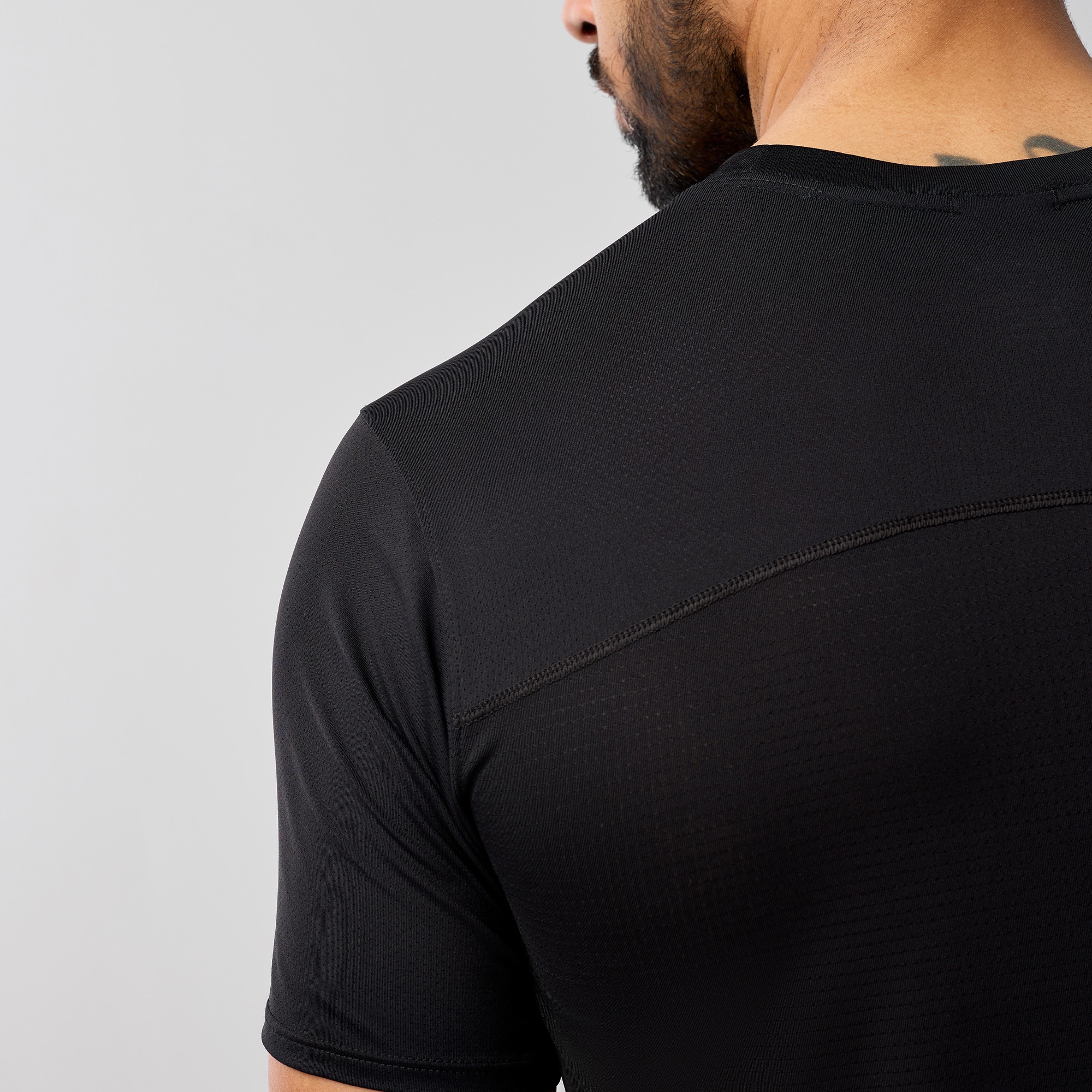 Brooks Atmosphere Sleeve 3.0 Erkek Siyah Koşu T-Shirt