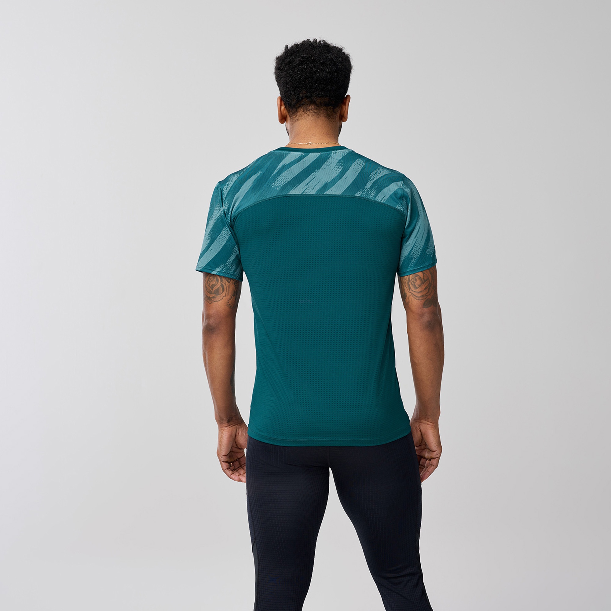 Brooks Atmosphere Sleeve 3.0 Erkek Mavi Koşu T-Shirt