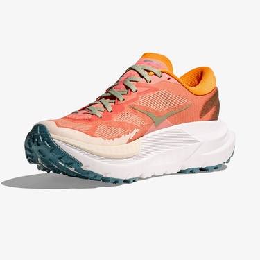  Hoka Mafate X Kadın Turuncu Arazi Koşu Ayakkabısı