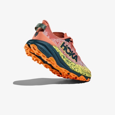  Hoka Speedgoat 6 Kadın Turuncu Arazi Koşu Ayakkabısı