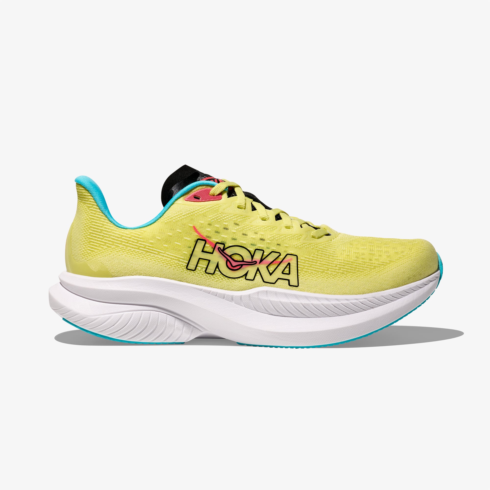  Hoka Mach 6 Erkek Sarı Yol Koşu Ayakkabısı