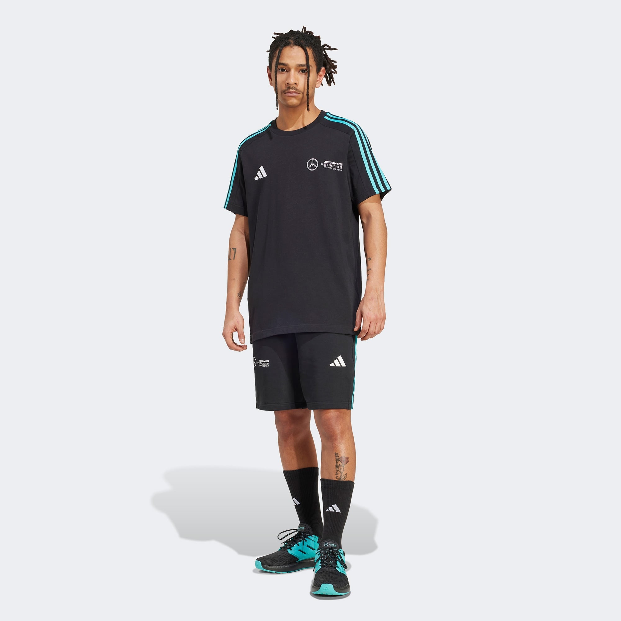 adidas Mercedes Amg Petronas Formula One Team Dna Erkek Siyah T-Shirt