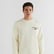GANT Erkek Krem Regular Fit Bisiklet Yaka Logolu Sweatshirt