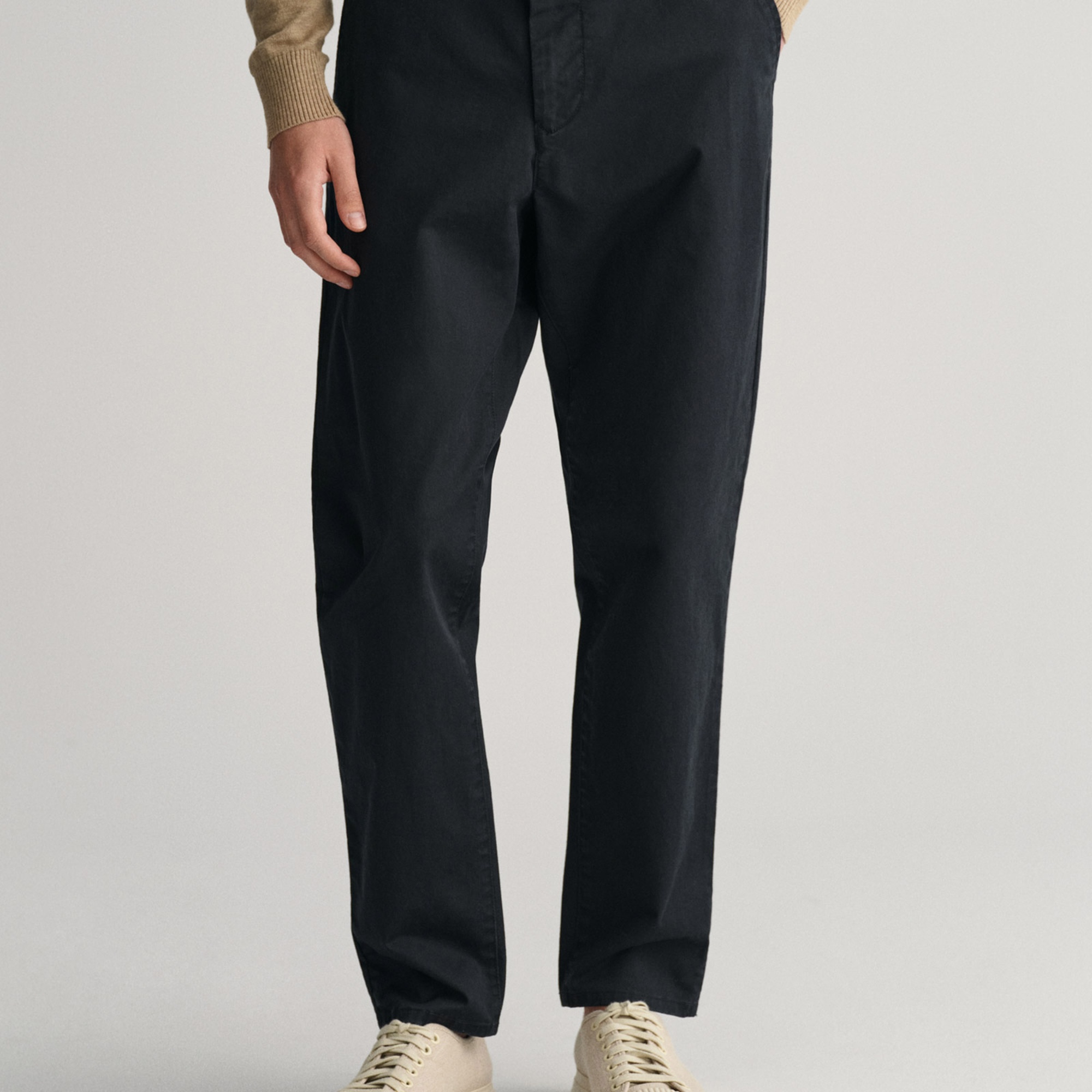 GANT Erkek Siyah Regular Fit Chino Pantolon