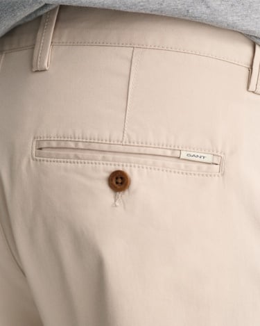  GANT Erkek Krem Regular Fit Chino Pantolon