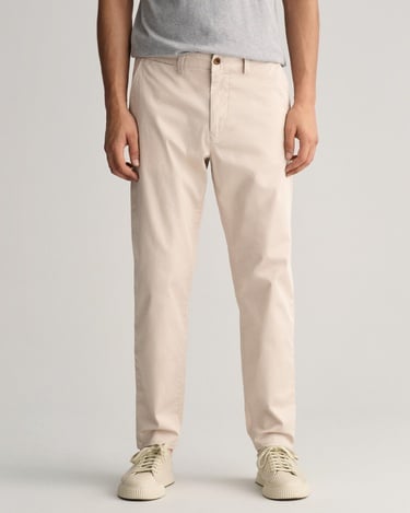  GANT Erkek Krem Regular Fit Chino Pantolon