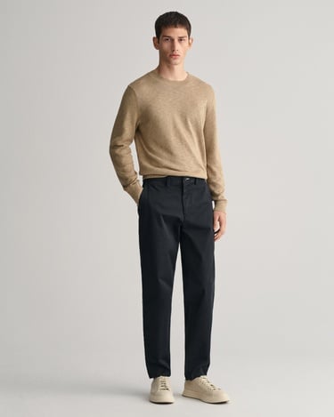  GANT Erkek Siyah Regular Fit Chino Pantolon
