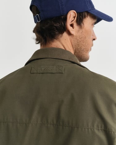  GANT Erkek Yeşil Regular Fit Dik Yaka Ceket