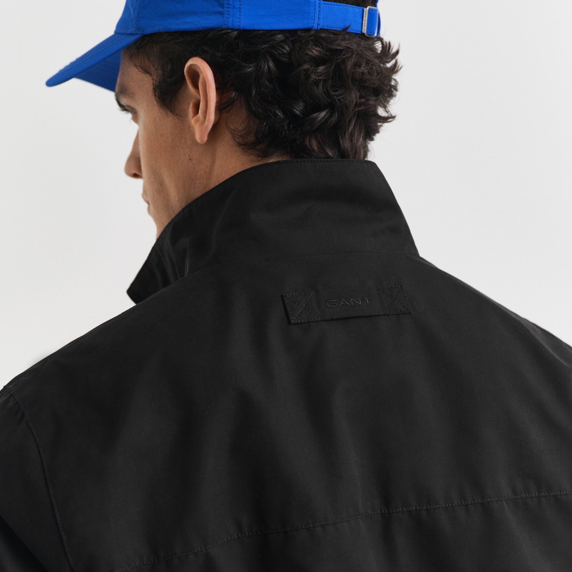 GANT Erkek Siyah Regular Fit Dik Yaka Ceket