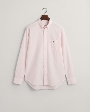  GANT Erkek Pembe Regular Fit Düğmeli Yaka Poplin Gömlek