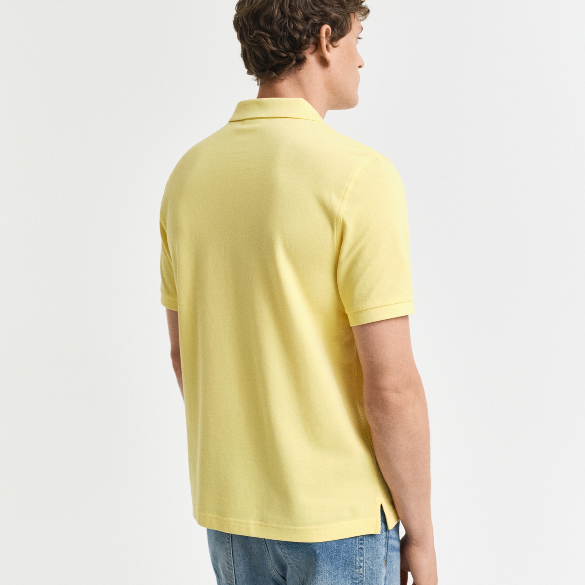 GANT Erkek Sarı Regular Fit Polo