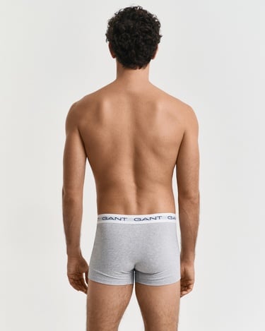  GANT Erkek Gri Slim Fit Logolu 3'lü Boxer