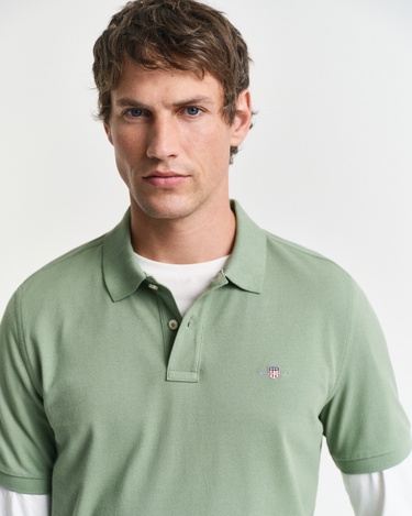  GANT Erkek Yeşil Regular Fit Polo