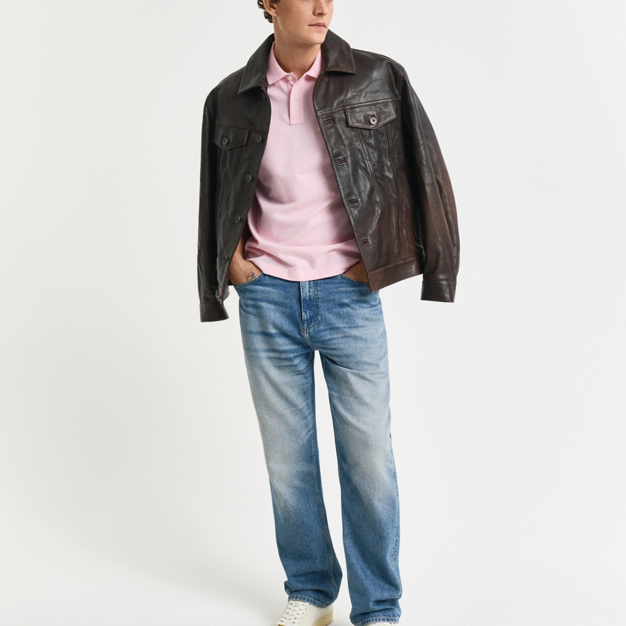 GANT Erkek Pembe Regular Fit Polo