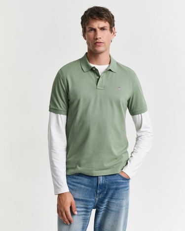  GANT Erkek Yeşil Regular Fit Polo