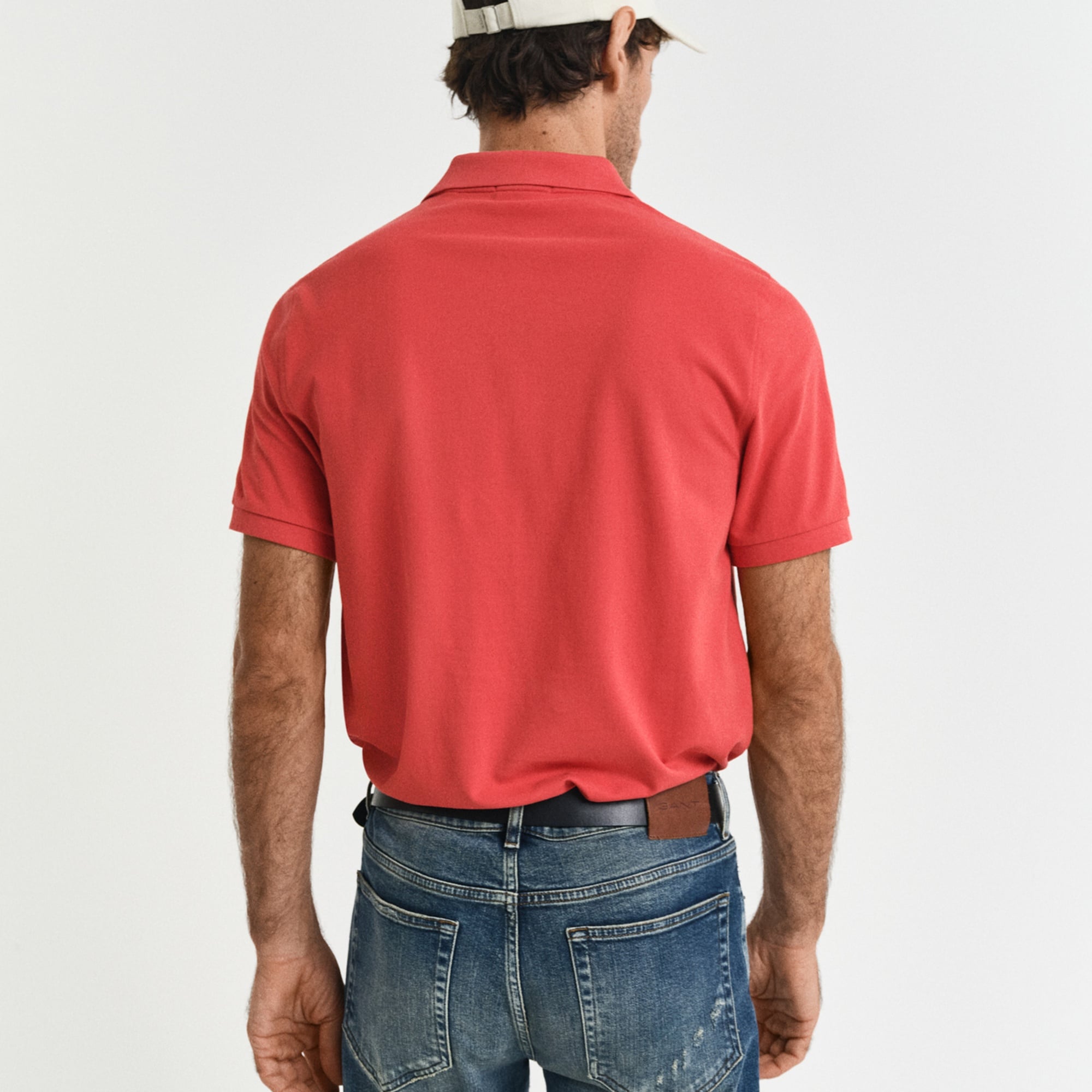 GANT Erkek Kırmızı Regular Fit Polo