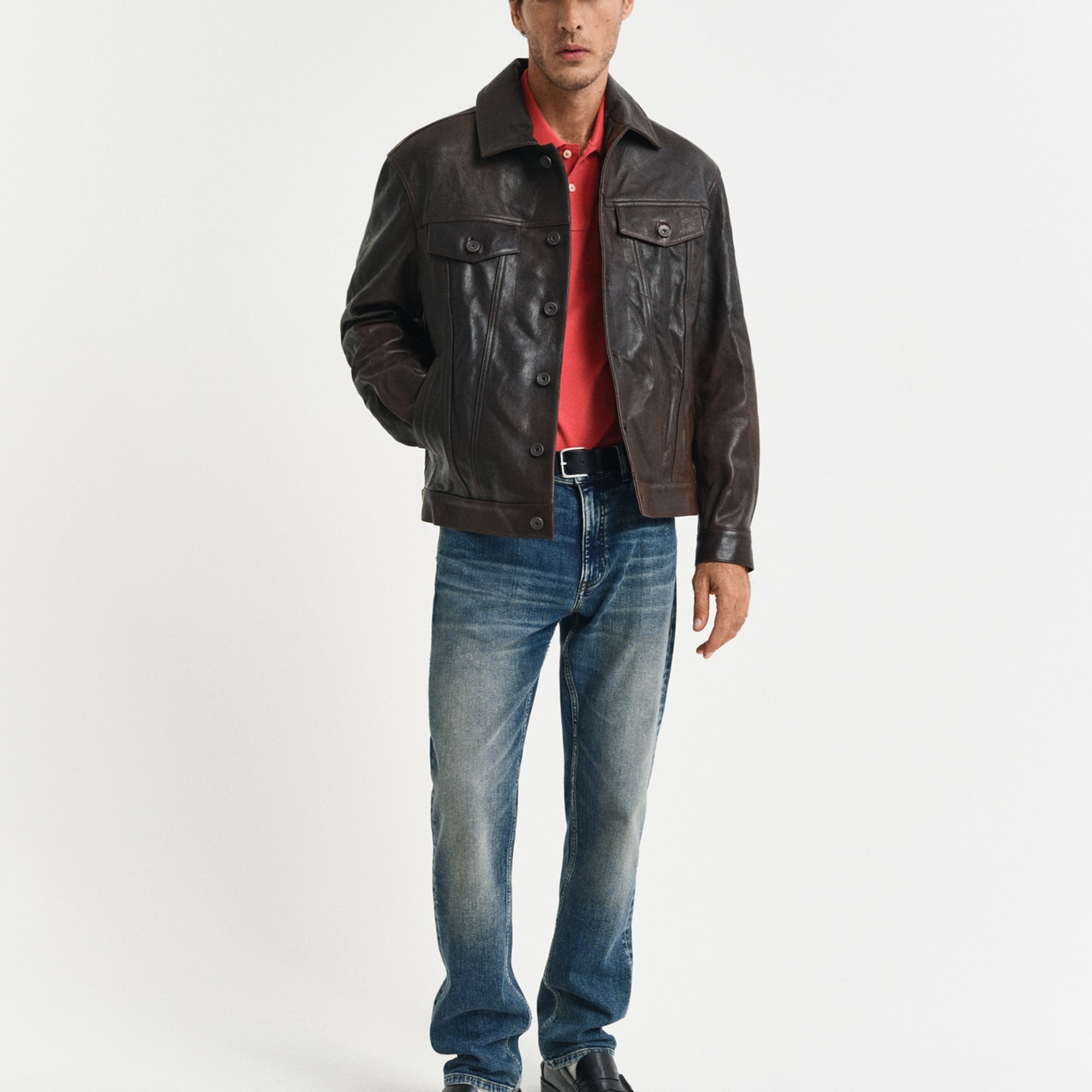 GANT Erkek Kırmızı Regular Fit Polo