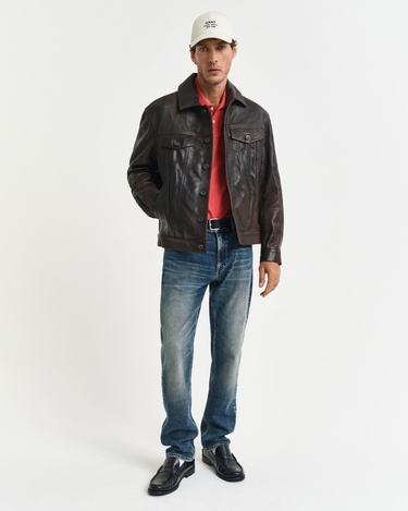  GANT Erkek Kırmızı Regular Fit Polo