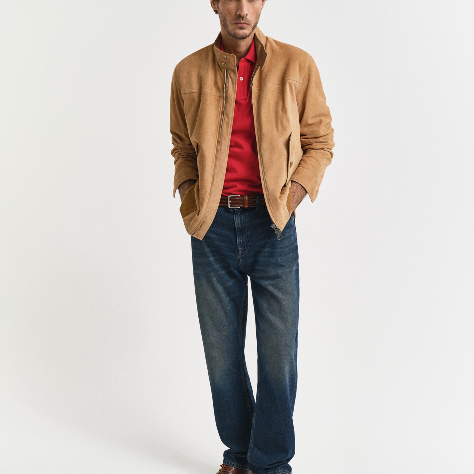 GANT Erkek Kırmızı Regular Fit Polo