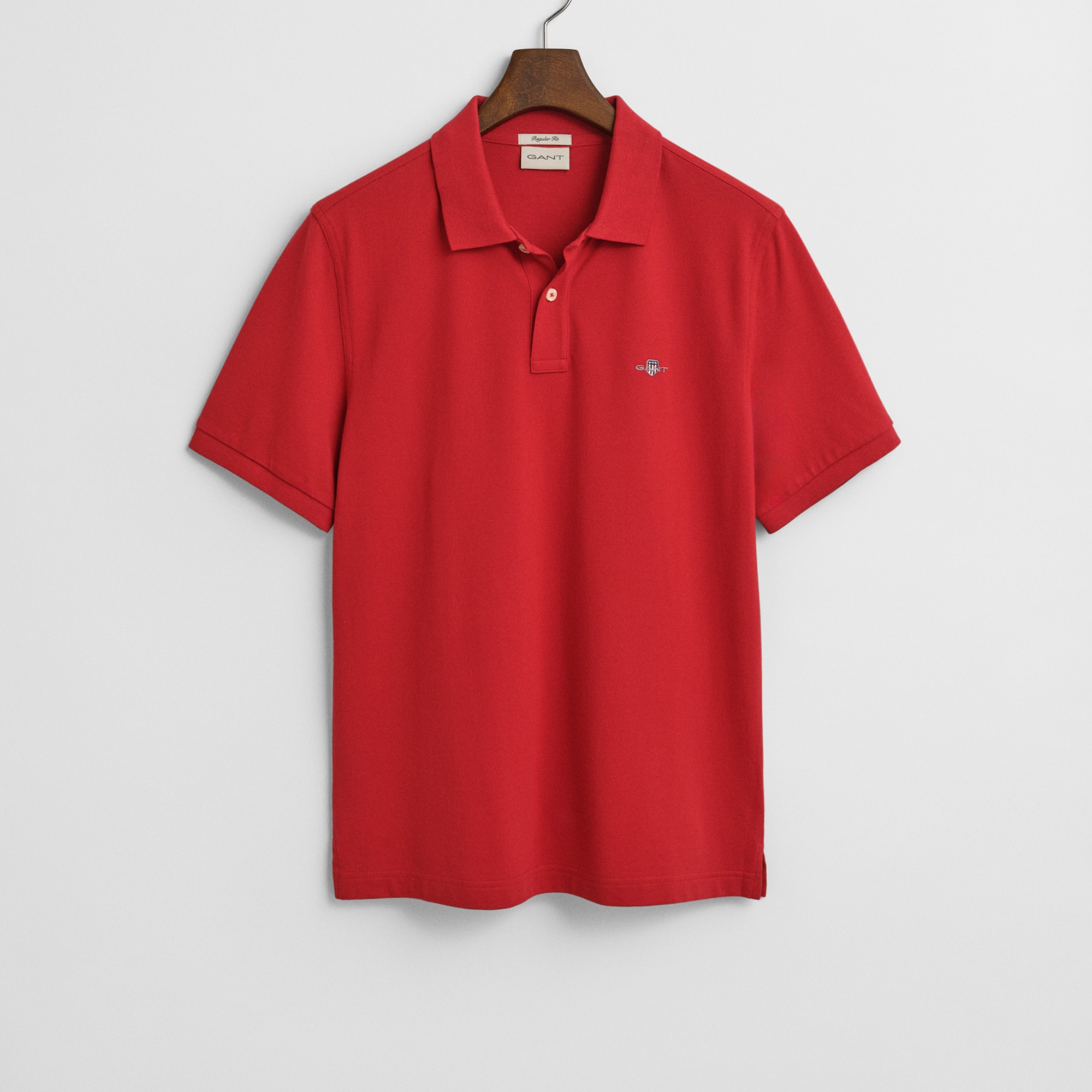 GANT Erkek Kırmızı Regular Fit Polo